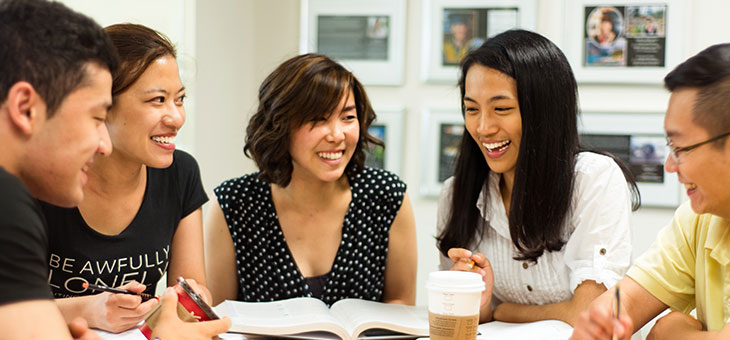 Admissions Page - Students Studying Together